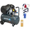 AKCIOVÝ SET SETMB-K106, Olejový kompresor 50 l, 230 V s oddeľovačom a príslušenstvom | 3 500 W | Matabro