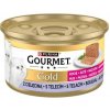 Gourmet kitten konzerva pre mačiatka teľa paštéta 85g