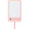 Usams Powerbanka XM Series CD219 10000mAh Magnetická bezdrátová růžová