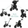 QPLAY Trojkolka Nova Max 5v1 Black, 10-72 mesiacov