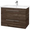 Dreja Umývadlová skrinka GIO SZZ2 80 - D25 Teak / Úchytka T02 / D25 Teak
