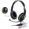 Slúchadlá s mikrofónom Genius headset - HS-400A zelené, 113 dB, 40 mm reproduktory pre hlboké basy (31710169100)