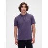 GAP Polo pique tričko Fialová M Fialová Fialová
