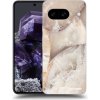 Picasee silikónový čierny obal pre Google Pixel 8a - Cream marble