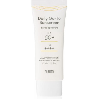 Purito Daily Go-To Sunscreen ľahký ochranný krém na tvár SPF 50+ 60 ml