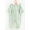 Dojčenský mušelínový overal s kapucňou New Baby Comfort clothes šalviová - 80 (9-12m)