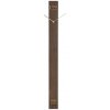 Nástěnné hodiny Discreet Long 90 cm Karlsson (Barva - tmavě hnědá - dřevo)
