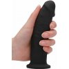 Shots REALROCK 15,3 cm Dual Density Silicone Dildo Black