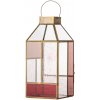 Bloomingville Lampáš Drew Colour Glass Rose 34 cm