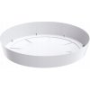 Kvetináč plast biely Prosperplast 23 cm x 23 cm x 3,7 cm