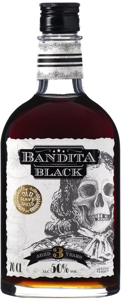 Bandita Black 50% 0,7 l (čistá fľaša)