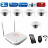 Amiko Wifi 5 kamerový set, FullHD 2Mpix, Dome (3200K5) (Amiko)