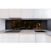 DIMEX | Dibond doska za kuchynskú linku | DBW-18060-279 Čiernozlatý mramor | 180 x 60 cm + Dibond obkladová doska Dimex do kuchyne Čiernozlatý mramor v rozmere 180 x 60 cm + lepidlo zadarmo