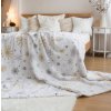 Universal Design Baránková deka vločky Magic white polyester 150x200