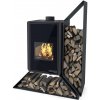 Krbové kachle FLAMINGO DELUXE KAMPA pravá,čierna