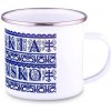 Valach Plechový hrnček Slovensko Slovakia modrý 300ml 300ml