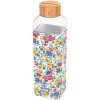 Quokka Sklenená fľaša Storm Ditsy Floral 700 ml 24x7