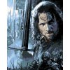 ZUTY Maľovanie podľa čísel - ARAGORN A BITKA O HELMOV ŽĽAB (PÁN PRSTENOV) Rámovanie: vypnuté plátno na rám, Rozmer: 40x50 cm