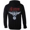 mikina s kapucňou RAZAMATAZ Saxon Wheels Of Steel Čierna