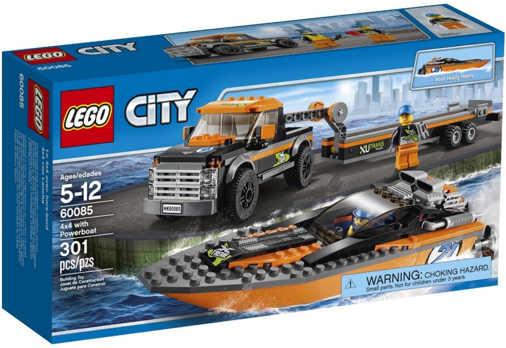 LEGO® City 60085 Motorový čln 4x4 od 106,5 € - Heureka.sk
