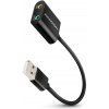 AXAGON ADA-12, USB 2.0 - externá zvuková karta, 48kHz/ 16-bit stereo, kovová, kábel USB-A 15 cm ADA-12