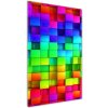 Vertikálny foto obraz sklenený Farebné krabičky 50x100 cm