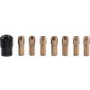 EXTOL CRAFT klieštiny, sada 8 ks, ∅1-1,6-2-2,3-3-2x3,2 mm, hlavy M8x0,75, 404191