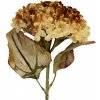 Clayre & Eef Žltá umelá dekorácia sušená kvetina hortenzie - 15*15*47 cm - Clayre & Eef