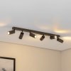 Luminex Stropné bodové svetlá Link, titánovo-zlatá farba, dĺžka 90 cm, 6-pl. - 9522