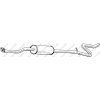 Stredný tlmič výfuku Bosal Deutschland GmbH 287-089