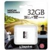 Kingston 32GB microSD XC High Endurance, 95R Class 10 UHS-I U1