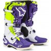 ALPINESTARS topánky TECH 10 DIRT STUDIOS 2025 Limited Edition white/purple/fluo yellow - 45,5