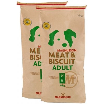 Magnusson Meat & Biscuit Adult 2 x 14 kg