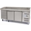 Maxima Chladiaci pizza stôl - 580 L - žulová doska | Maxima 09400210