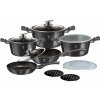 BERLINGERHAUS Sada riadu s mramorovým povrchom 13 ks Carbon PRO Line BH-6886 Berlinger Haus