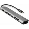 Epico 7v1 Multimedia Hub 8K USB-C - Vesmírne šedá 9915112100071
