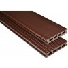KOVALEX Terasová doska WPC EXKLUZIV matná čoko.hnedá 26 x 145 x 3000 mm