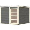 drevený domček KARIBU QUBIC 2 (89394) terragrau