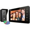 Video dverový telefón EURA VDP-76A3 čierny monitor