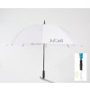 Jucad Telescopic Umbrella biela