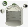 Sineko BARREL 9000L HARD - spoľahlivá plastová nádrž na dažďovú vodu pre bežné podložie