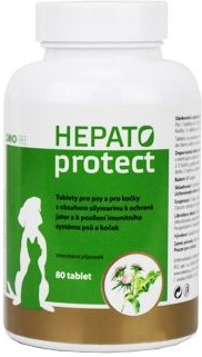 HEPATOprotect tablety pro psy a kočky 80 tbl