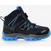 Detské topánky CMP Kids Rigel Mid Trekking Shoe Wp - b.blue/bluestone/royal blue