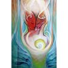 Slnko v srdci, Mgr. art. Kamil Jurašek, originálny, ručne maľovany obraz XL (do veľkosti 150x150cm) Viac farieb