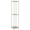 Biely kovový regál 42x151 cm Norm – Hübsch