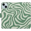 iSaprio Flip púzdro Zebra Green 02 pre iPhone 15 Plus n24zg02-FLP2-i15pls