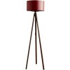 Asir | Stojacia lampa AYD 1xE27/40W/230V hnedá/červená | AS2888