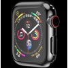 Silikónové pouzdro s ochranou displeja pre Apple Watch series 3/2/1 (38 mm) Farva: Čierna