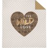 DETEXPOL Prehoz na posteľ Wild Love Polyester, 220/240 cm