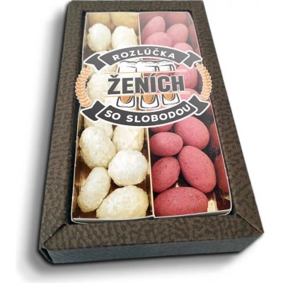 Sablio Mandle v čokoláde Rozlúčka so slobodou ženícha 2 x 80 g